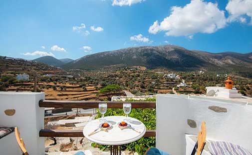 Βεράντα με θέα στην Απολλωνία