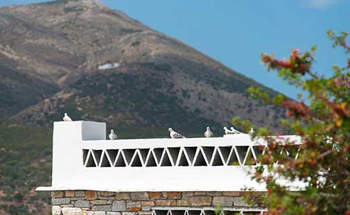 Θέα στο βουνό του Προφήτη Ηλία