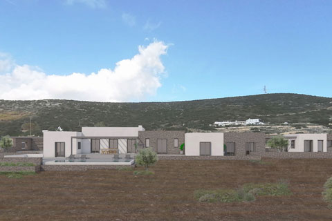 Σχεδιασμός και κατασκευή κατοικίας στην Πάρο