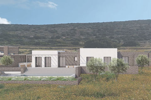 Σχεδιασμός και κατασκευή κατοικίας στην Πάρο