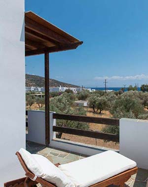 Véranda avec vue sur la mer