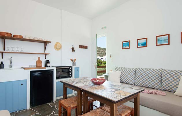 Κουζίνα και καθιστικό