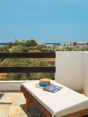 Βεράντα με θέα στη θάλασσα