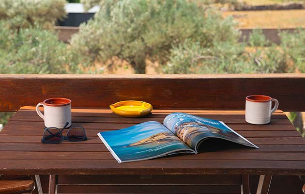 Η βεράντα του διαμερίσματος