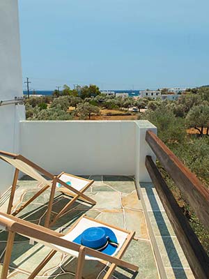 Βεράντα με θέα στη θάλασσα