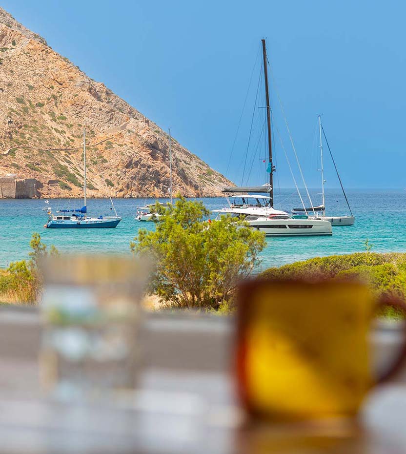 Βεράντα με θέα στη θάλασσα