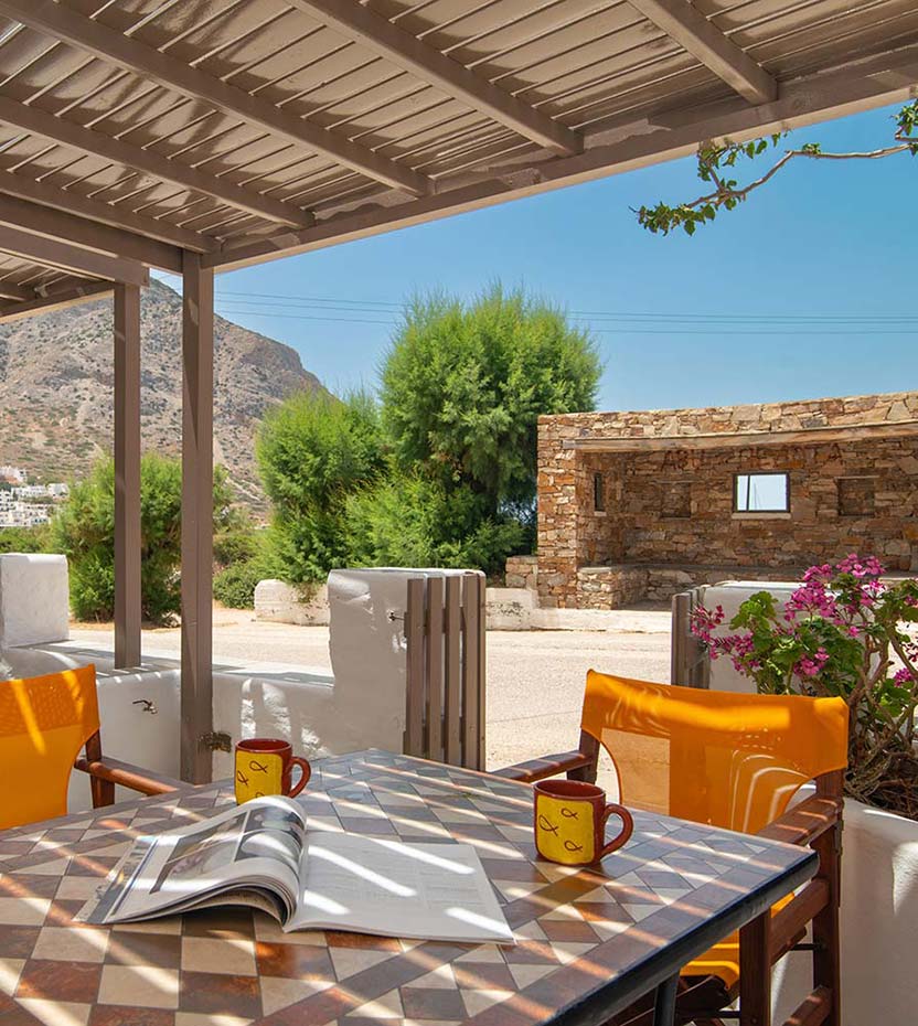 Βεράντα στο διαμέρισμα 4